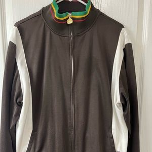 Vintage Y2K BILLABONG Full Zip Up Athletic Reggae Jacket Men's Size X-Large.